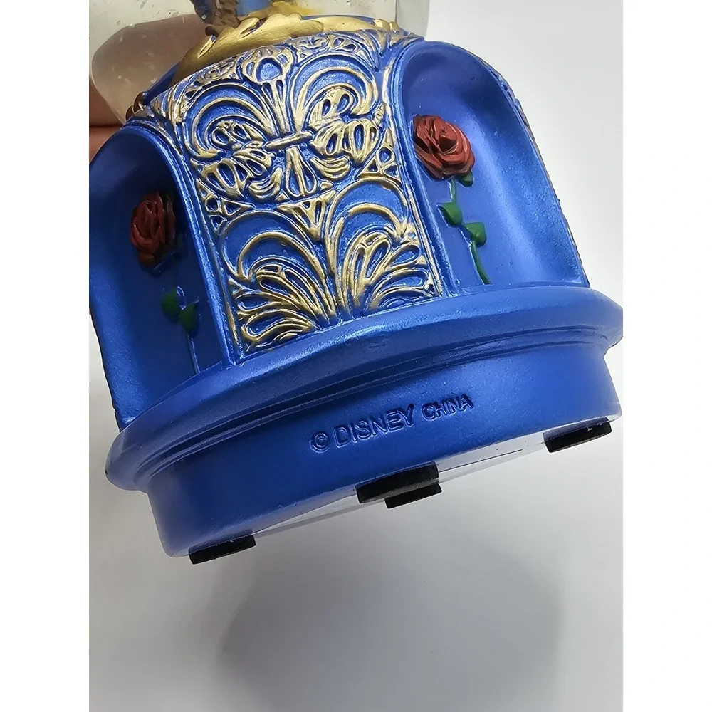 Disney Beauty And The Beast Snow Globe Dancing‎ Water Globe Small 5